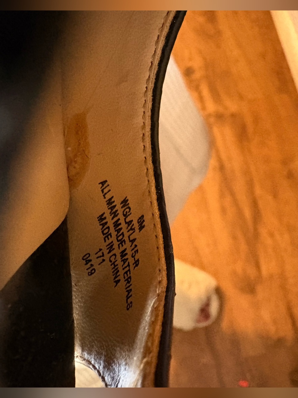 GUESS Black Snakeskin Embossed Peep Toe Platform Slingback Heels Size 6 - Picture 13 of 15